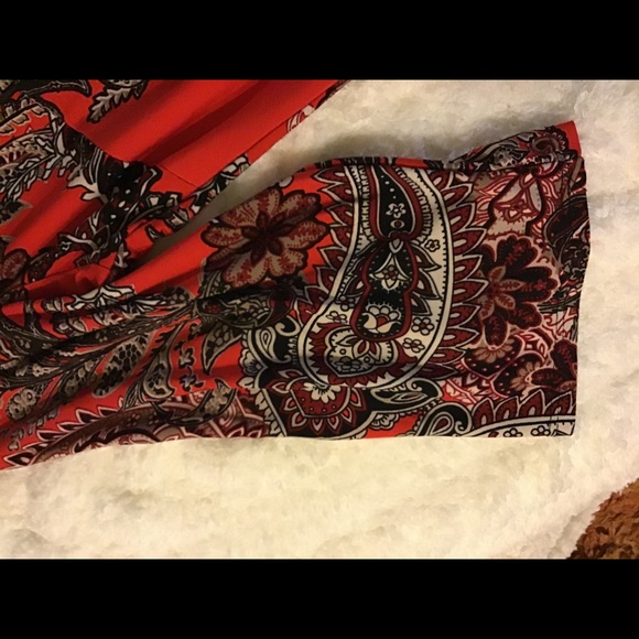 Paisley Red Dress - Picture 7 of 11